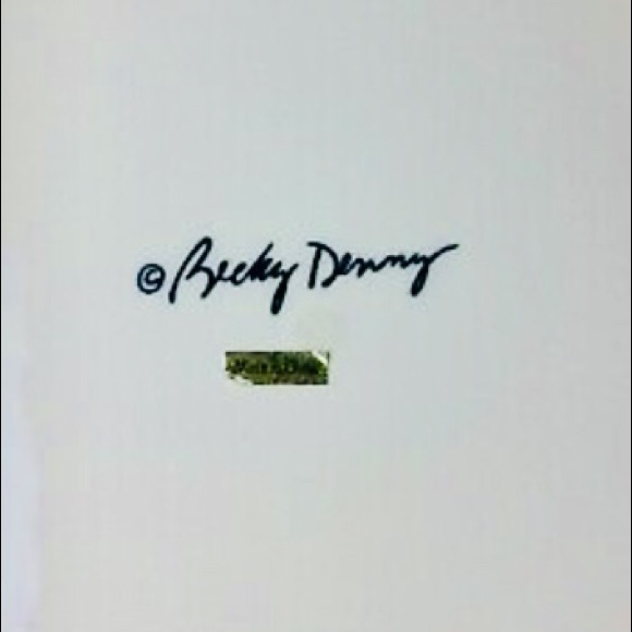 🐣SLAH Ravishing Rooster Plate by Becky Denny NIB - Picture 4 of 5